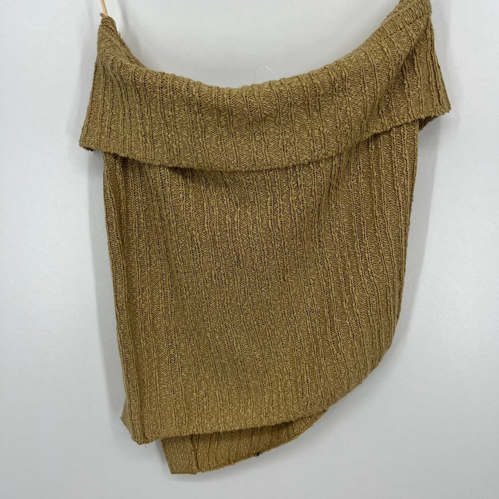 Free People FP Beach Knit Tube Top Women's Size XS Beige Button New NWT - Picture 8 of 11